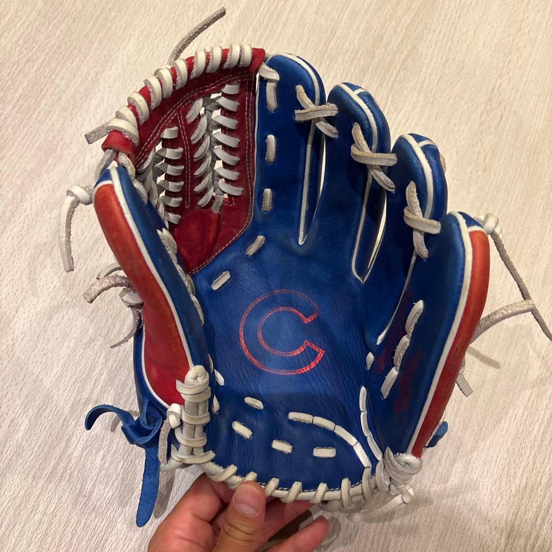 Rawlings 軟式グローブ 青/赤