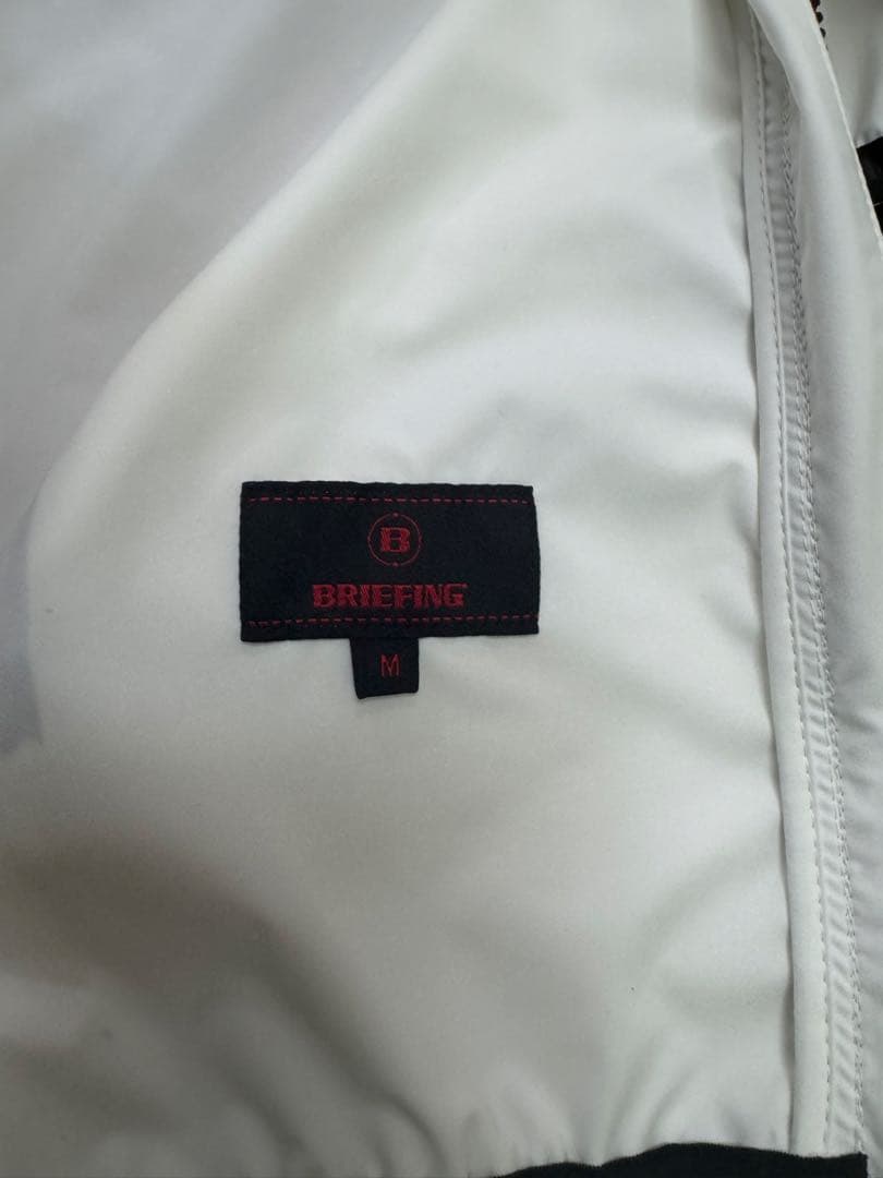 ブリーフィングゴルフ BRIEFING GOLF ウィンドブルゾン ホワイトM