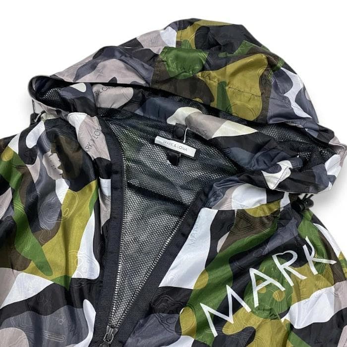 【美品】MARK & LONA ゴルフ ダブルジップ ブルゾン ジャケット 50