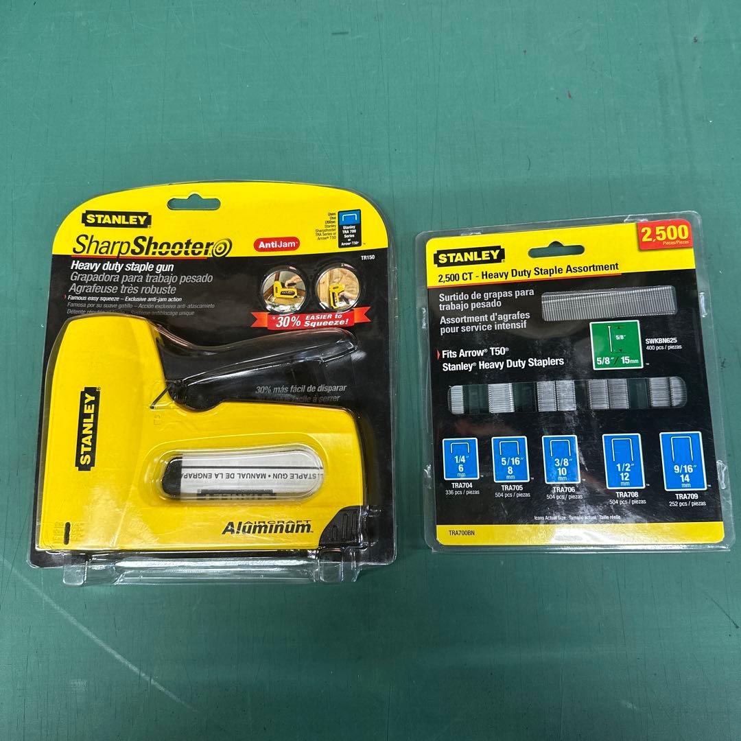 STANLEY スタンレー　staple gun ステープルガン　タッカー　替刃