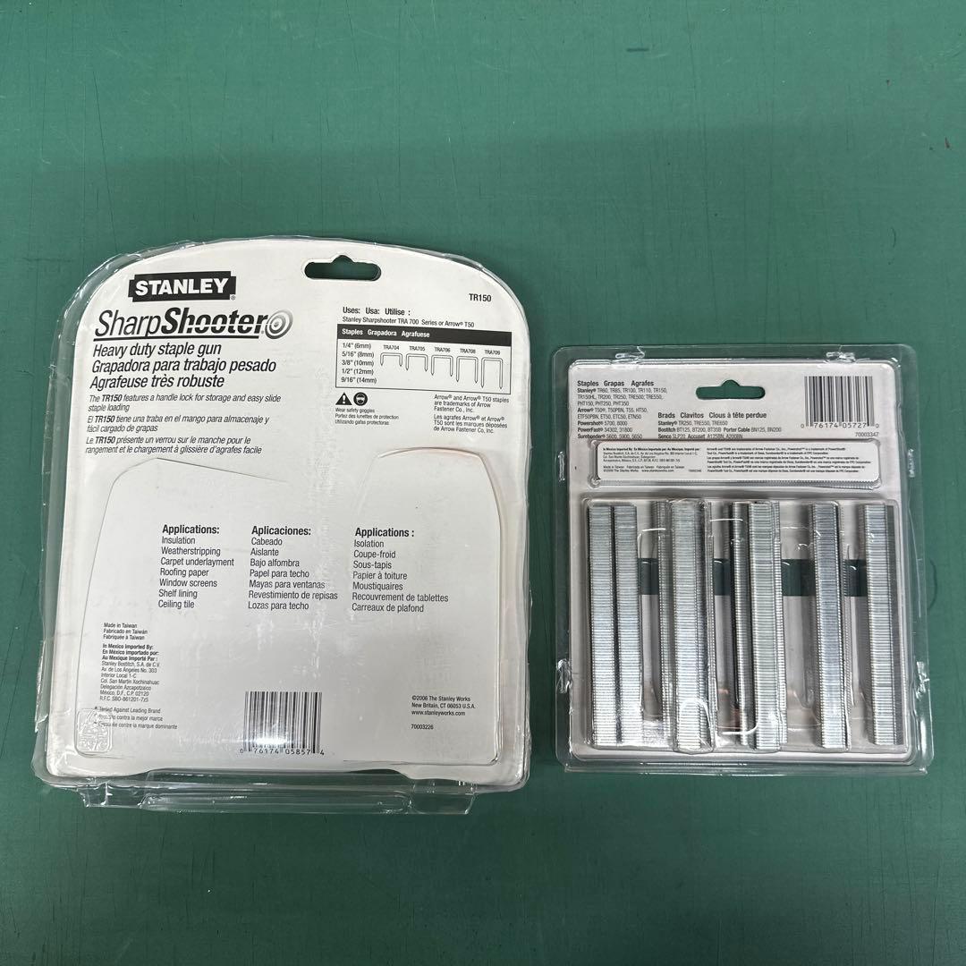 STANLEY スタンレー　staple gun ステープルガン　タッカー　替刃