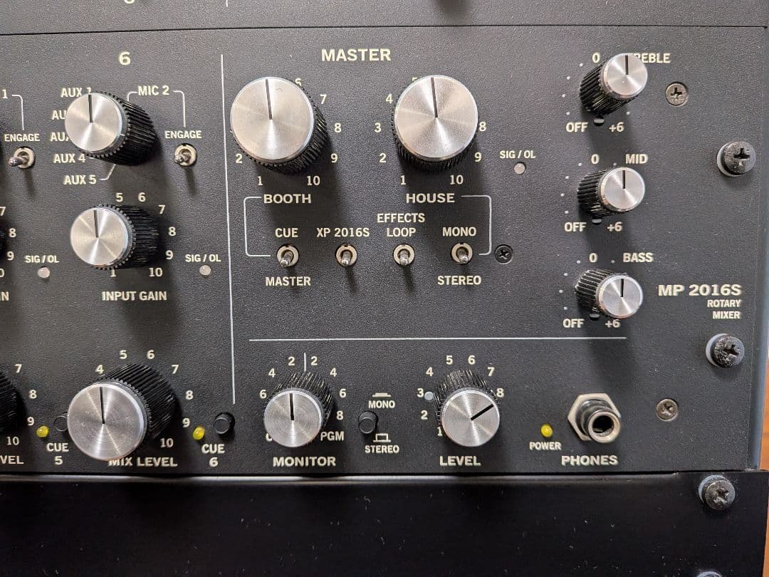 Rane MP 2016S & XP 2016S ロータリーミキサー スタンド付