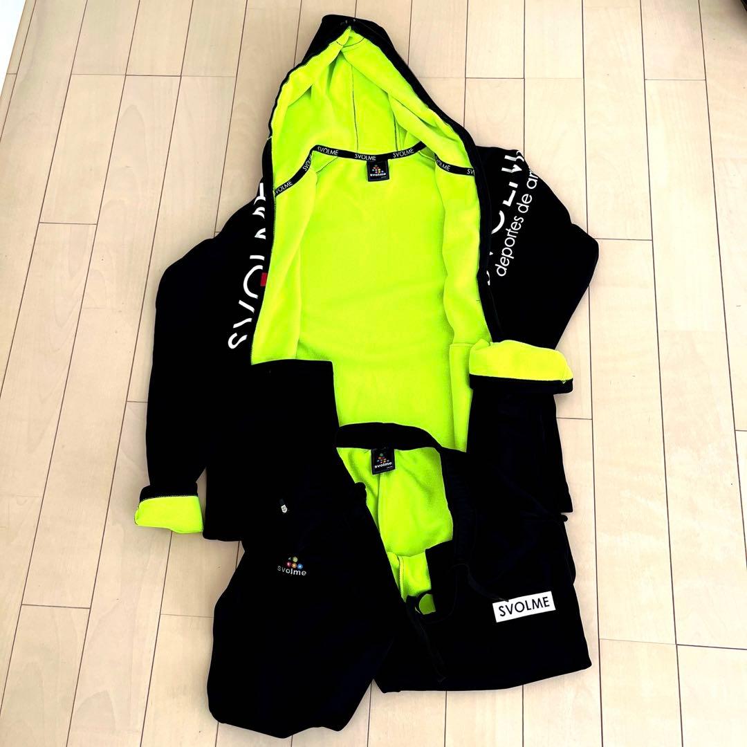 スボルメ　ブラック　フリース　ジャージ　上下セット