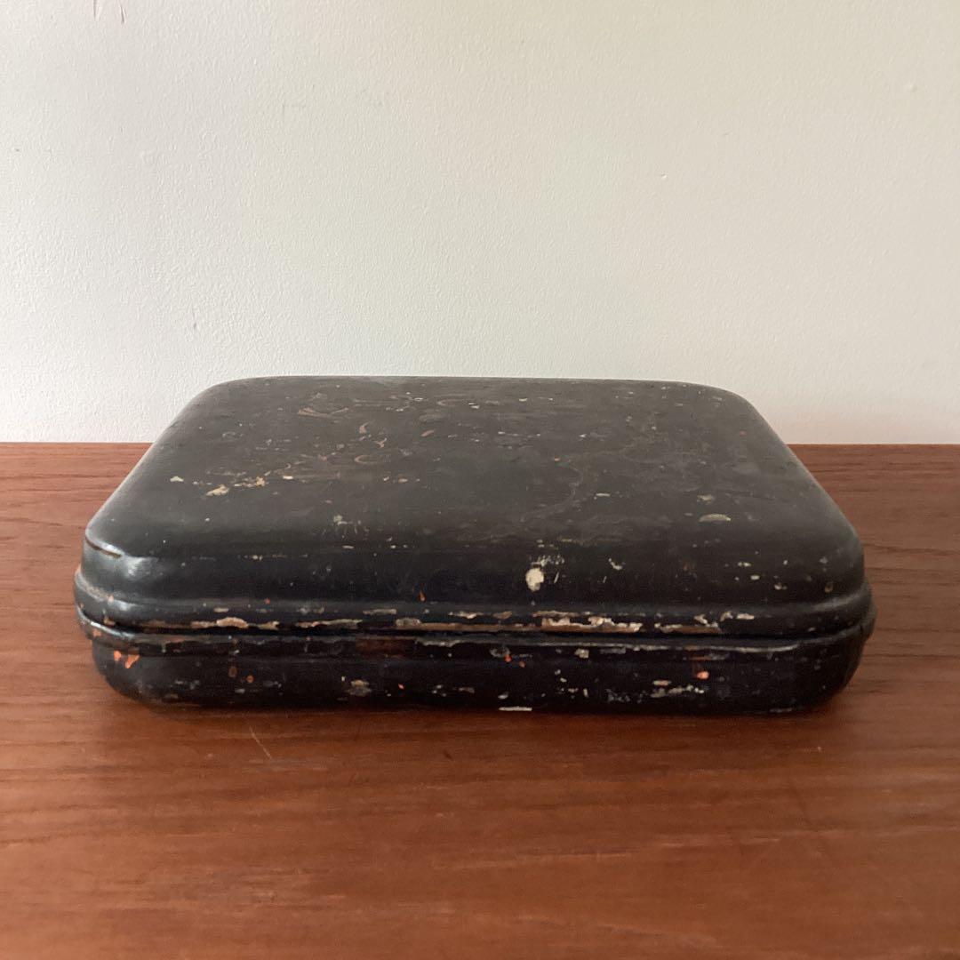 大きな硯と箱　眞彰　共箱付　書道具　蓋付　古硯　中国 時代物