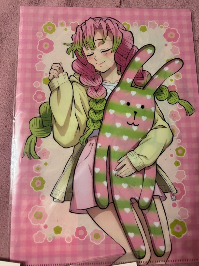 甘露寺蜜璃ブランケット 、アクリルスタンド 　 クラフトホリック セット鬼滅の刃