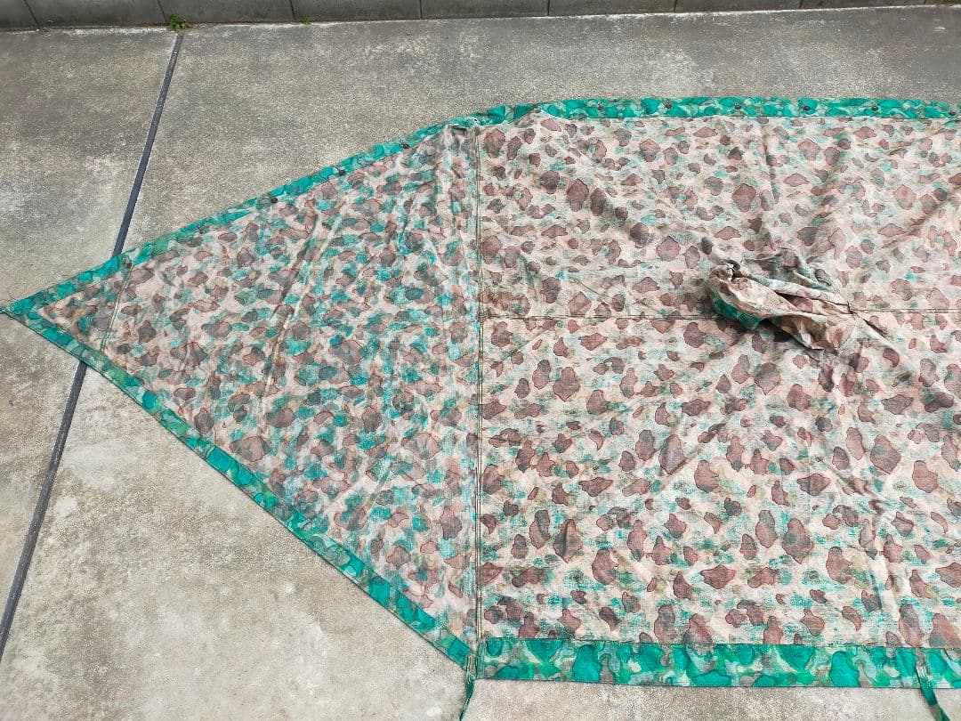 【デッドストック】トルコ軍幕 ２枚セット パップテント ①・②