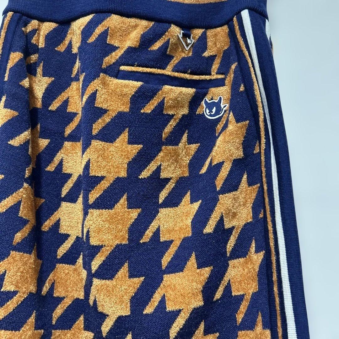 WAACゴルフ星柄フリーススカート ネイビー