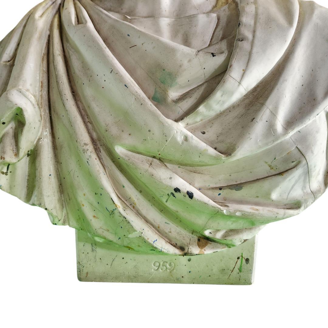 直接引渡限定　石膏像 ブルータス 胸像 デッサン 美術教材 インテリア 大型