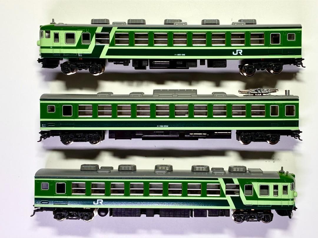 ★復刻 特別企画 希少モデル！★165系 ムーンライト グリーン 3両セット