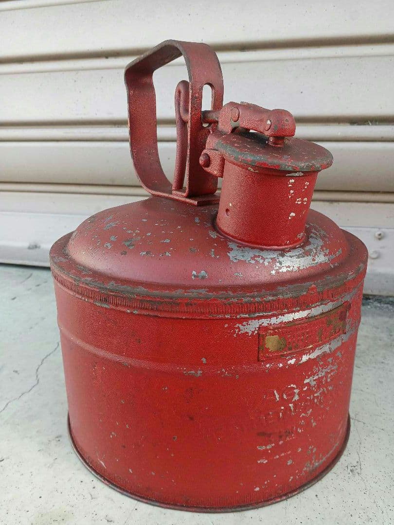 ビンテージ　オイル缶　キャンプ　アウトドア　ガソリン缶　携行缶　アメリカ製