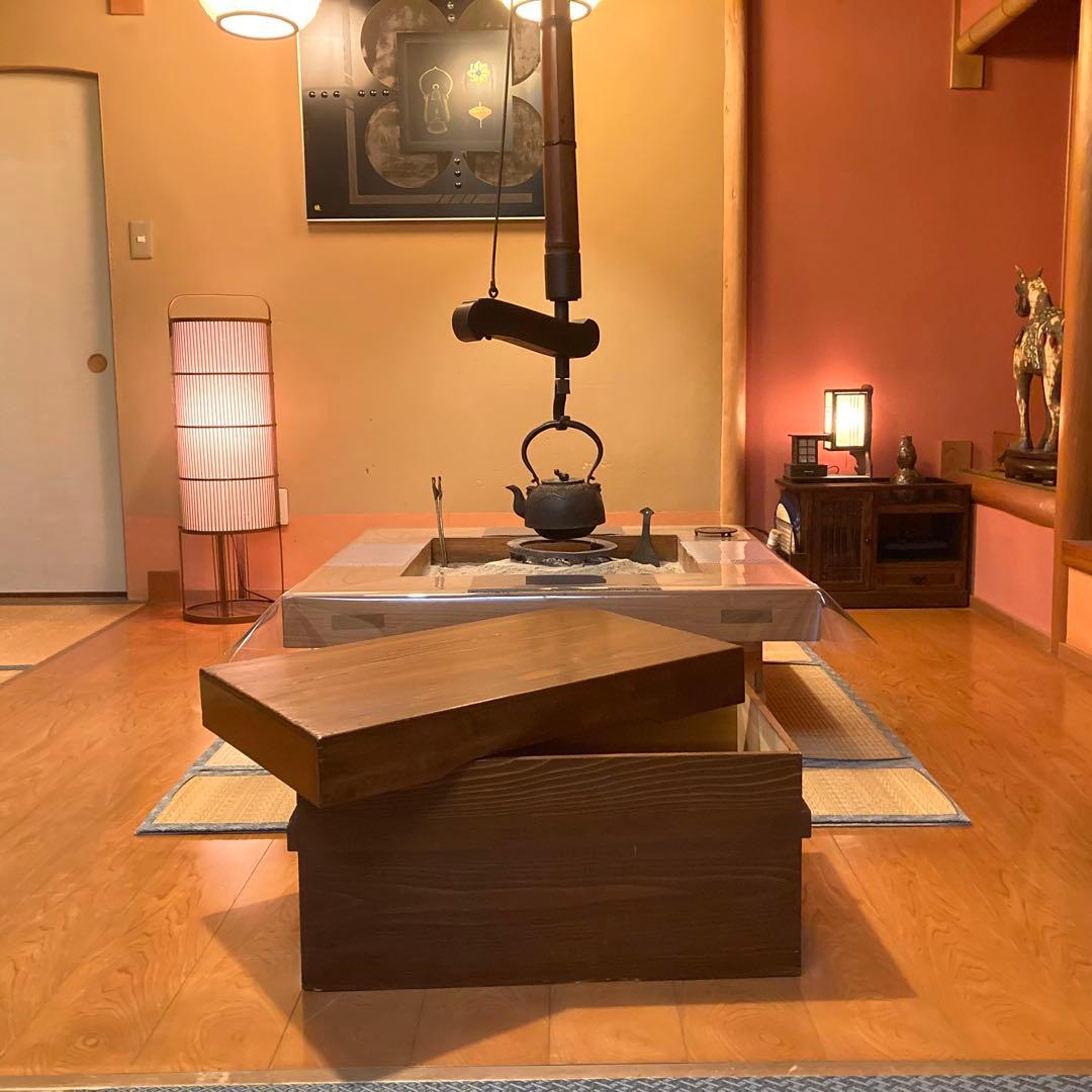 古い木箱 木製 ケース ボックス 飾り台 置物台 展示台 大型 収納 昭和レトロ