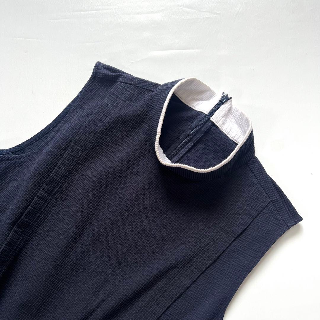 LANVINSPORT ランバンスポール　ノースリーブ　ワンピース　モックネック