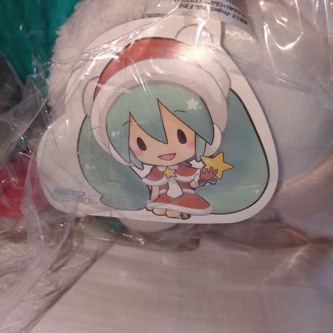 【未開封品】初音ミク ProjectDIVA ふわふわぬいぐるみ クリスマスLL