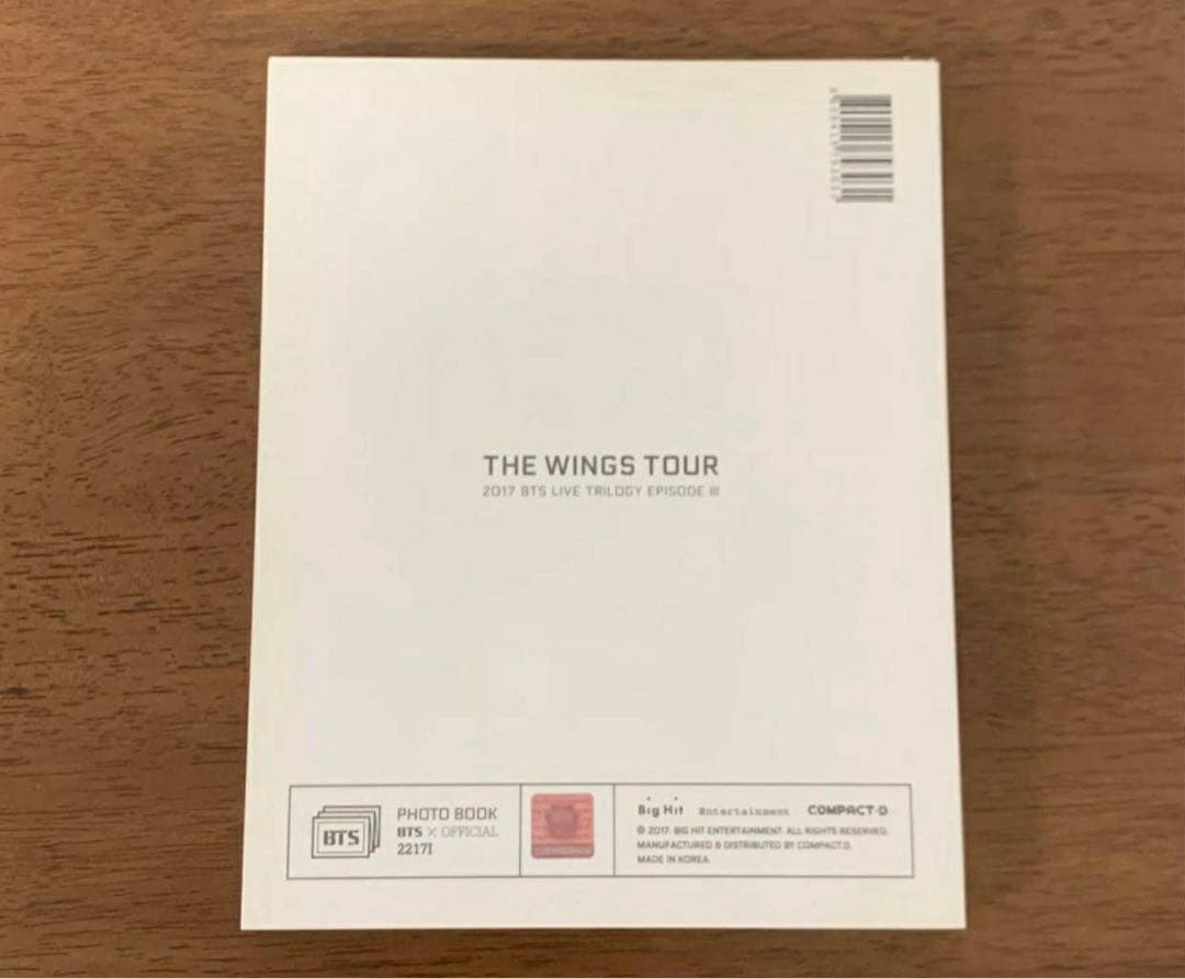 the wings tour ウィングズ ツアー 2017 フォトブック