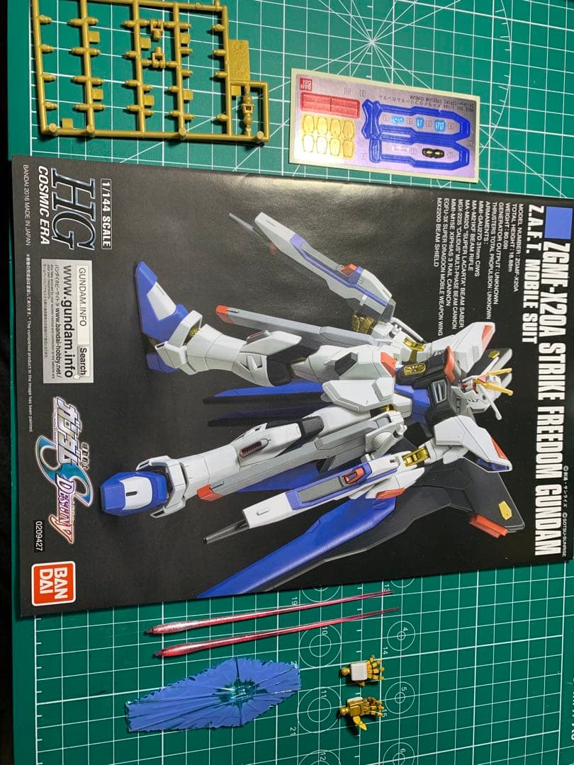 HGCE ストライクフリーダムガンダム　オリジナルカラー全塗装