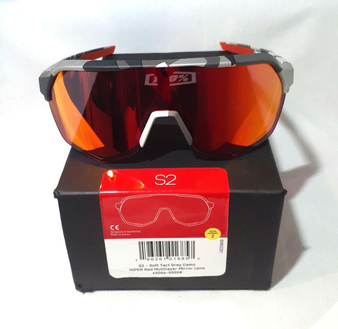 100% S2 Grey Camo ワンハンドレッド サングラス