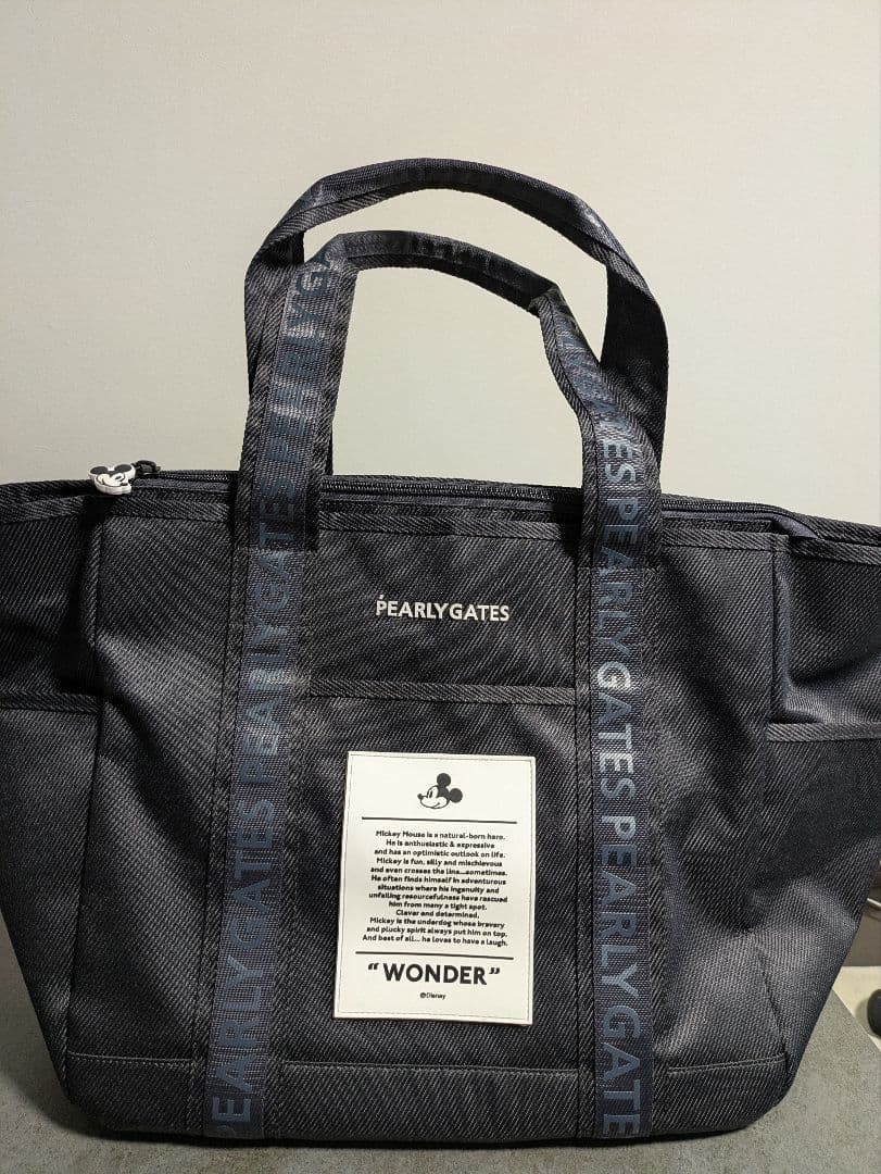 【美品】パーリーゲイツ ミッキー トートバッグ ロッカーバッグ ゴルフ