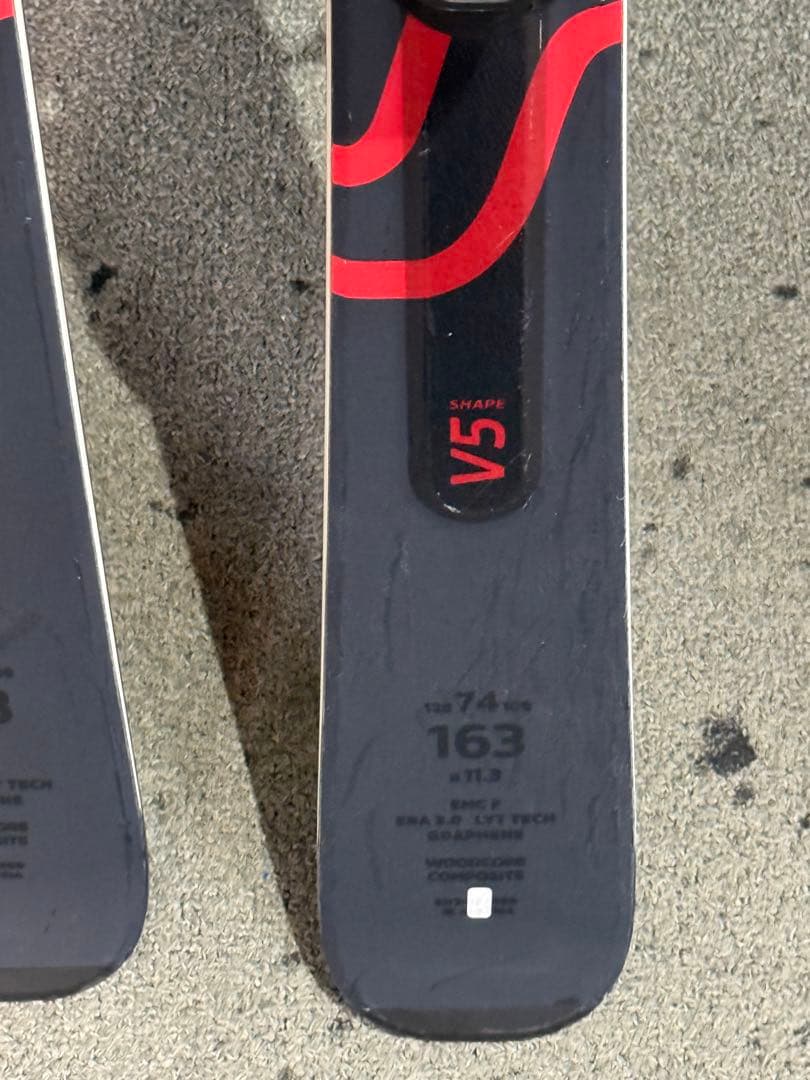 スキー板　HEAD SHAPE E.V5 2024-2025 163cm