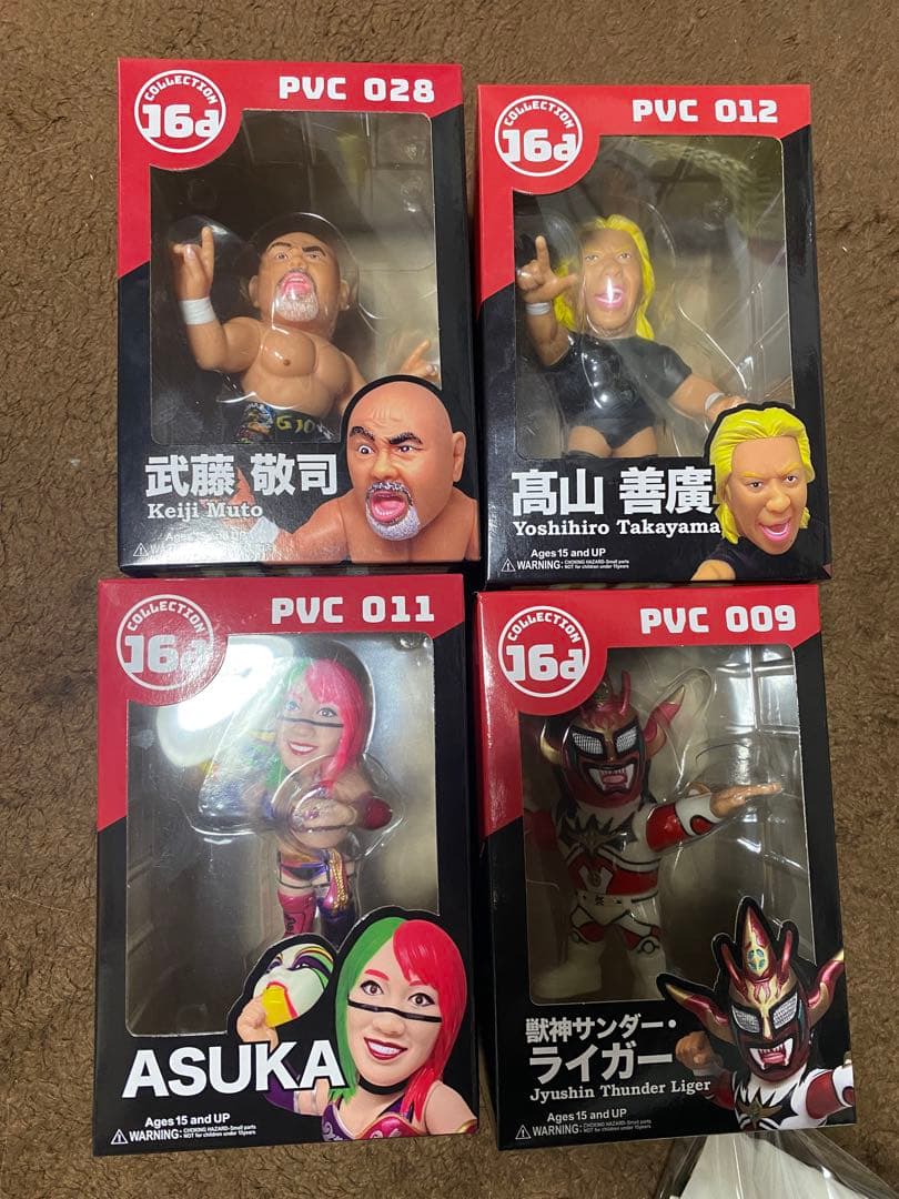 プロレスフィギュアセット PVC 028 012 011 009