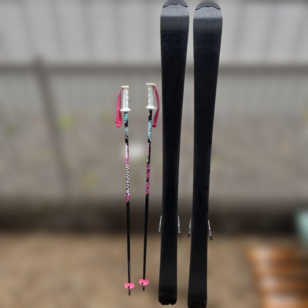 DYNAMIC スキー板　ストックおまけ