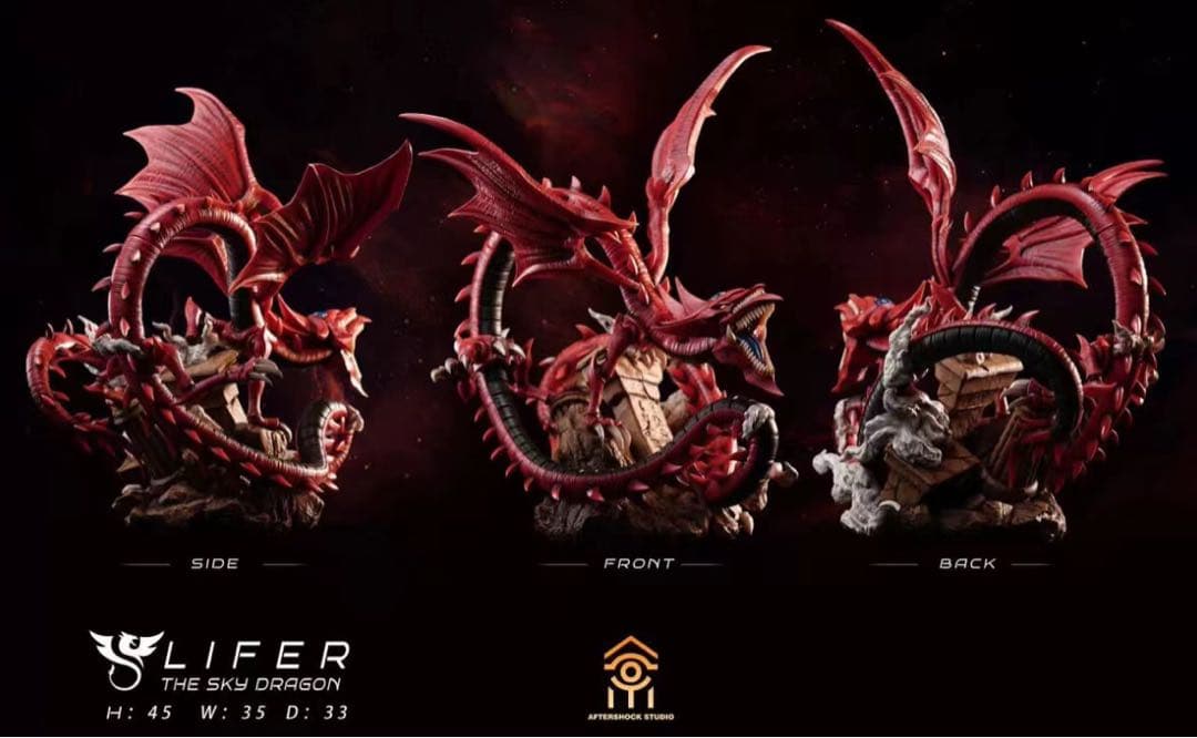 遊戯王 オシリスの天空竜 ガレージキット ガレキ スタチュー