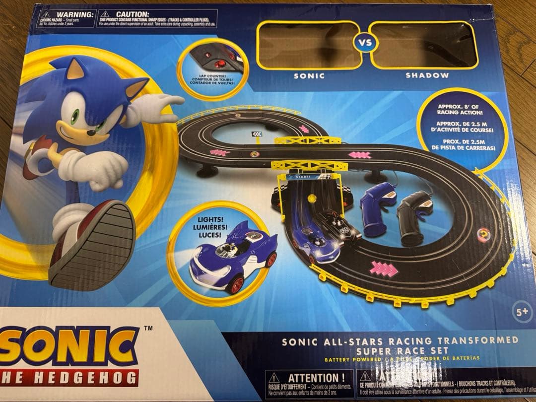 アメリカ　海外　おもちゃ　ソニック　シャドウ　スーパーレースセット　レーシング