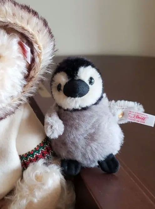 【みなみ】 Steiff エスキモーベアとペンギン 世界1500体限定品