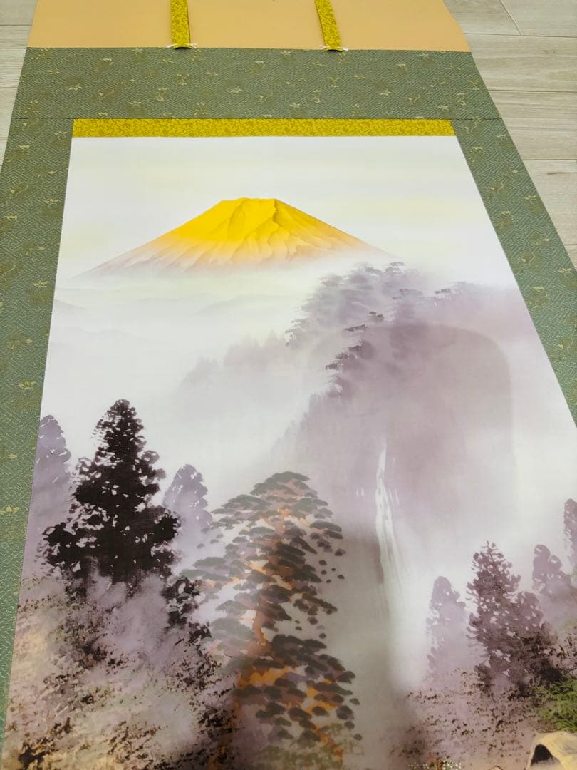 金峰大願九頭馬／稲葉苑舟　掛軸 専用ケース付き