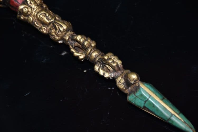 密教法器 空行母法器 降金剛尖 金剛杵 鎮宅辟邪 開運風水 招財 置物 工芸品