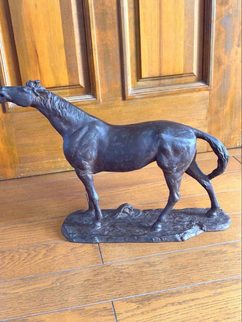 小川大系　　馬　ブロンズ像