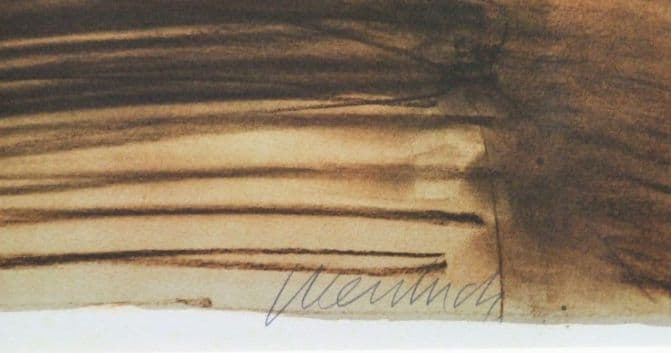 クロード・ワイズバッシュ　オリジナルカラーリトグラフ　250部限定／大型作品