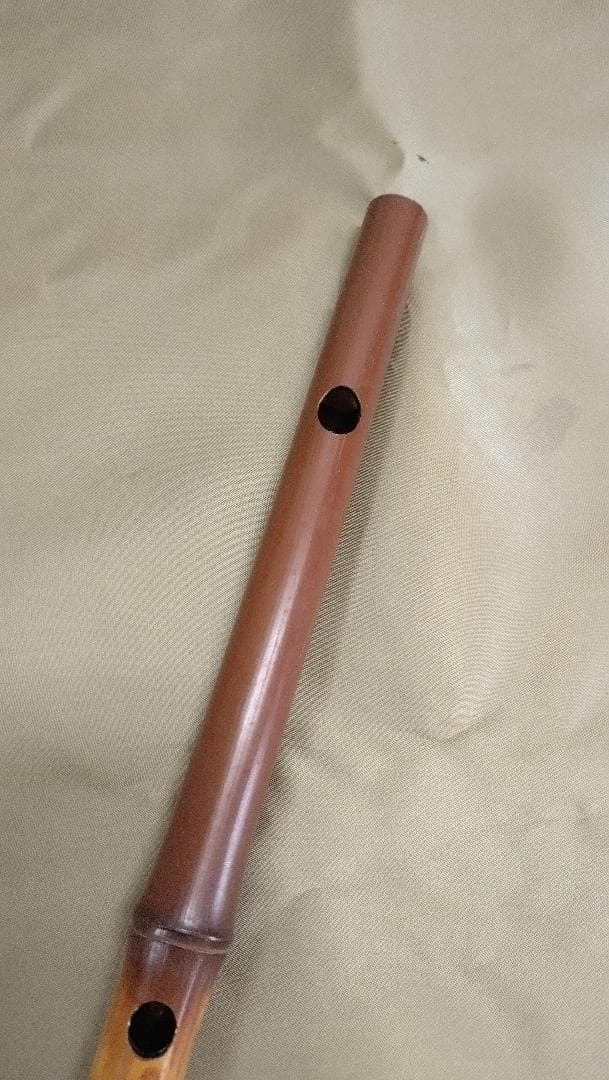 煤竹　真竹笛　古典調６本調子　篠笛