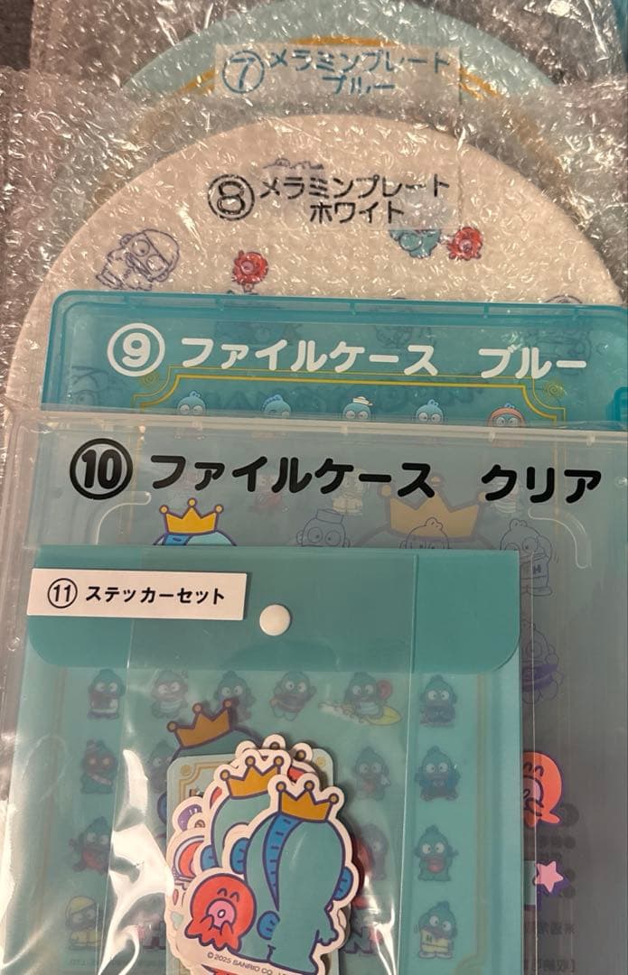 サンリオ 当りくじ ハンギョドン ふとん　レンジ調理鍋　ラスト　11点セット