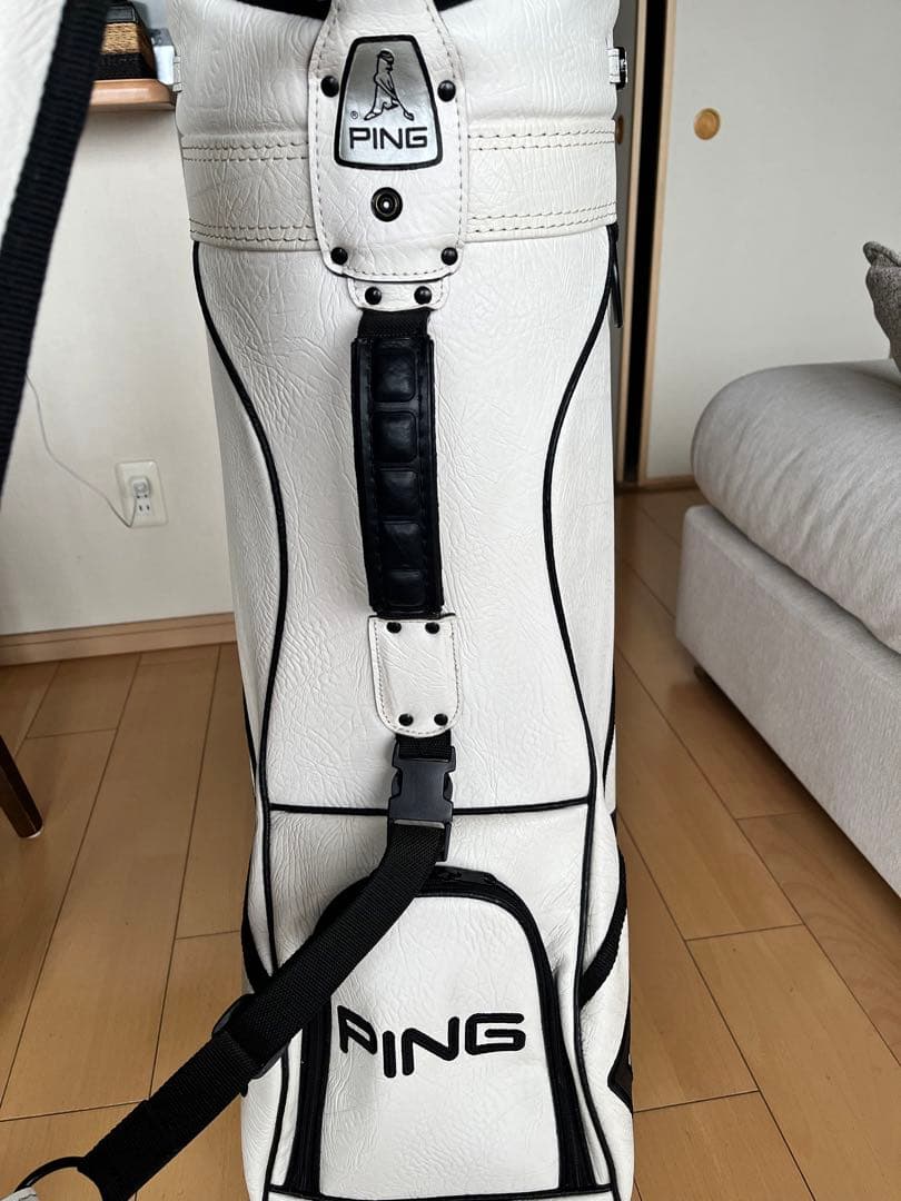 激レア！超美品！PING ピン　ヴィンテージ　キャディバッグ　レザー　激シブ希少