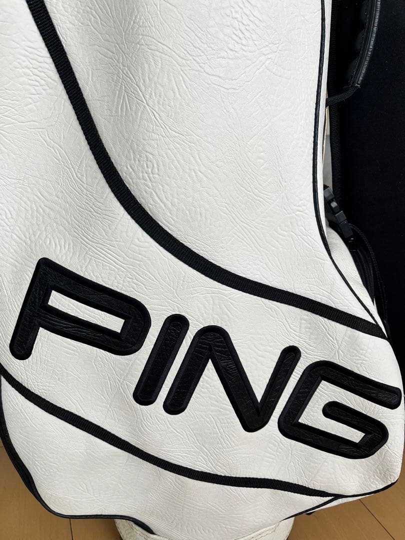 激レア！超美品！PING ピン　ヴィンテージ　キャディバッグ　レザー　激シブ希少