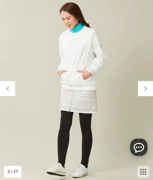 23区⛳【防寒 】リバーシブル スカート