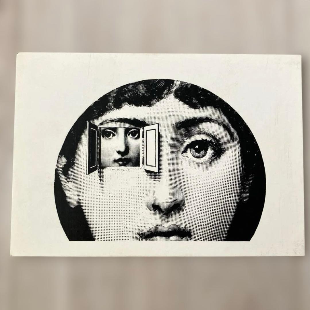 【匿名配送希少90's】Piero Fornasetti アート ハガキ 美術館