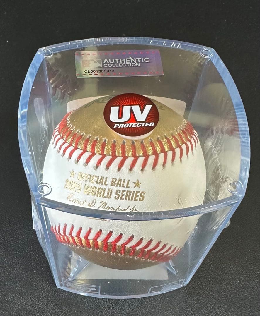 MLB公式 2025 ドジャース 世界一記念ボール ゴールド