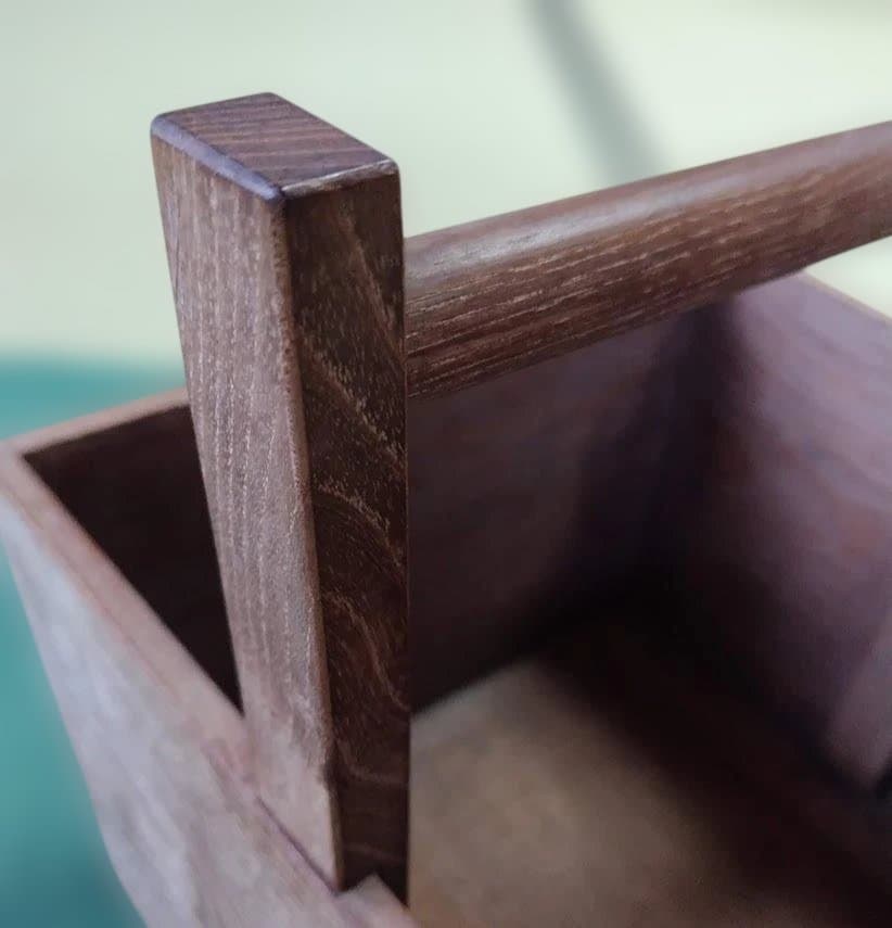 茶道具　炭取り箱　箱炭斗　炭入れ