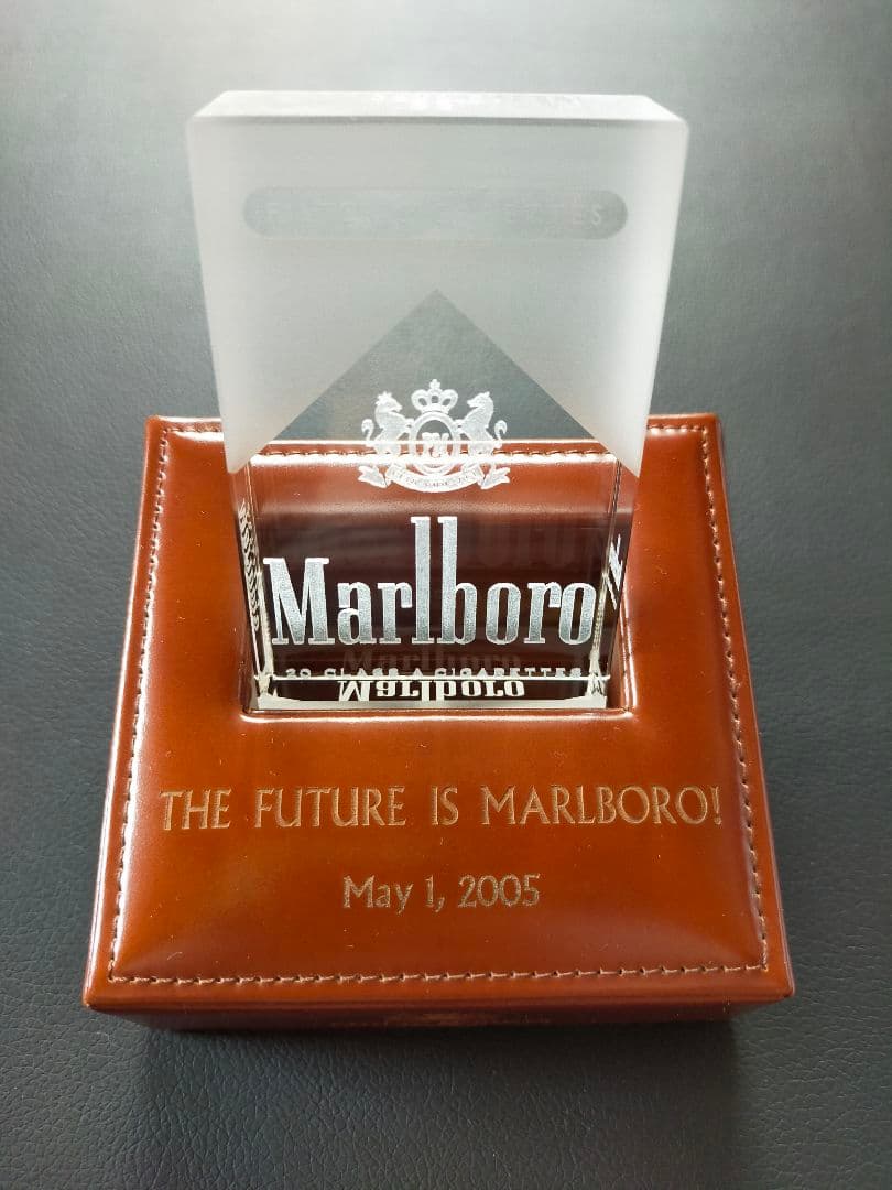 Marlboro クリスタル オブジェ 置物 非売品