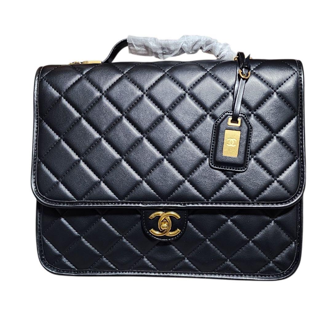 CHANEL　リュック　キルティング　黒　ノベルティ