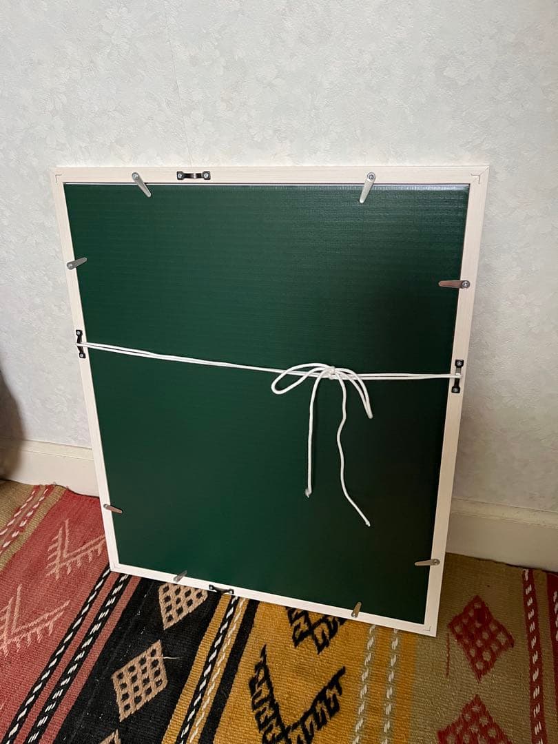 新品額入ジクレー　限定版画　直筆サイン、ED、証明書有　ジニー・キム　白い花