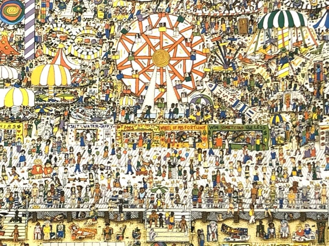 james rizzi ジェームス リジィ 額装ポスター ②