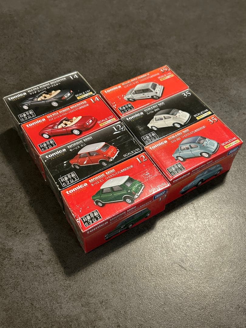 【新品未開封】ロードスター／モーリスミニ／スバル360 7台セット