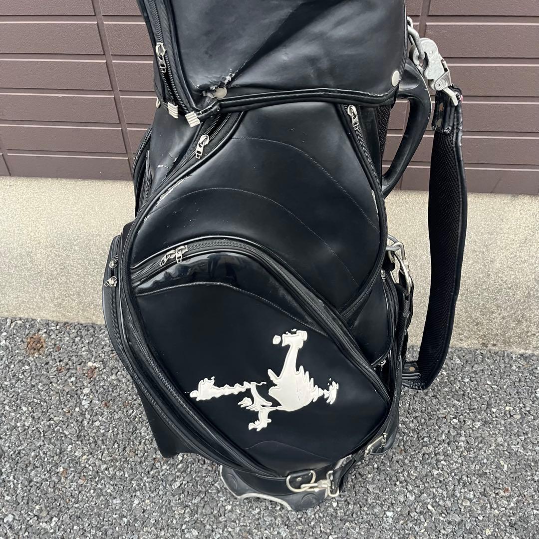 【大人気】OAKLEY オークリー SKULL キャディバッグ 3点式　ブラック