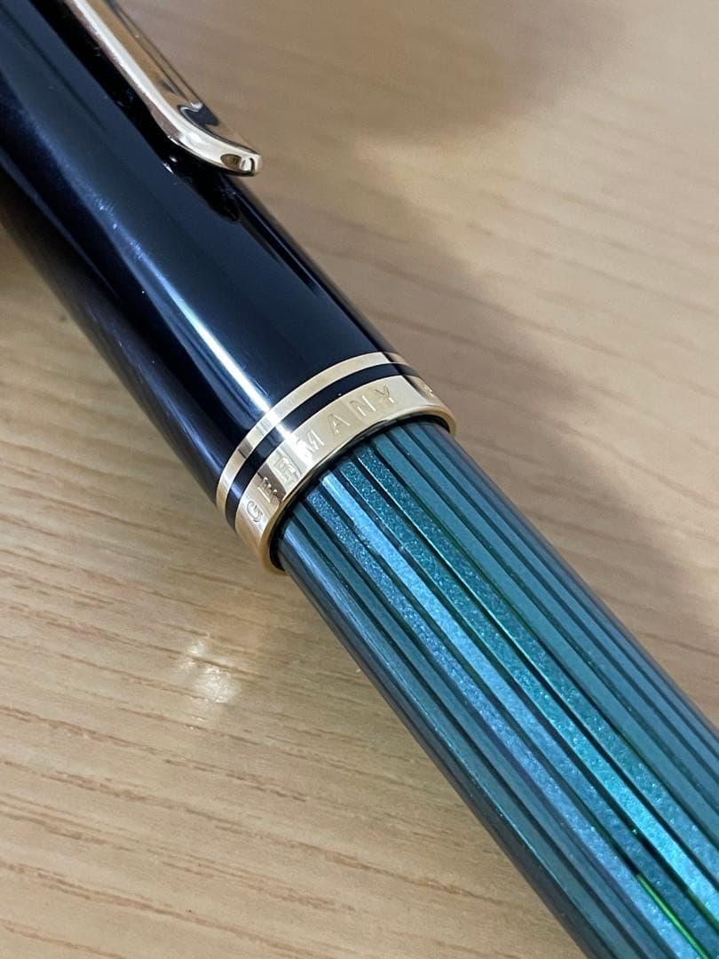 ペリカン　スーベレーン　万年筆&インクセット　18C-750F 【ネームあり】