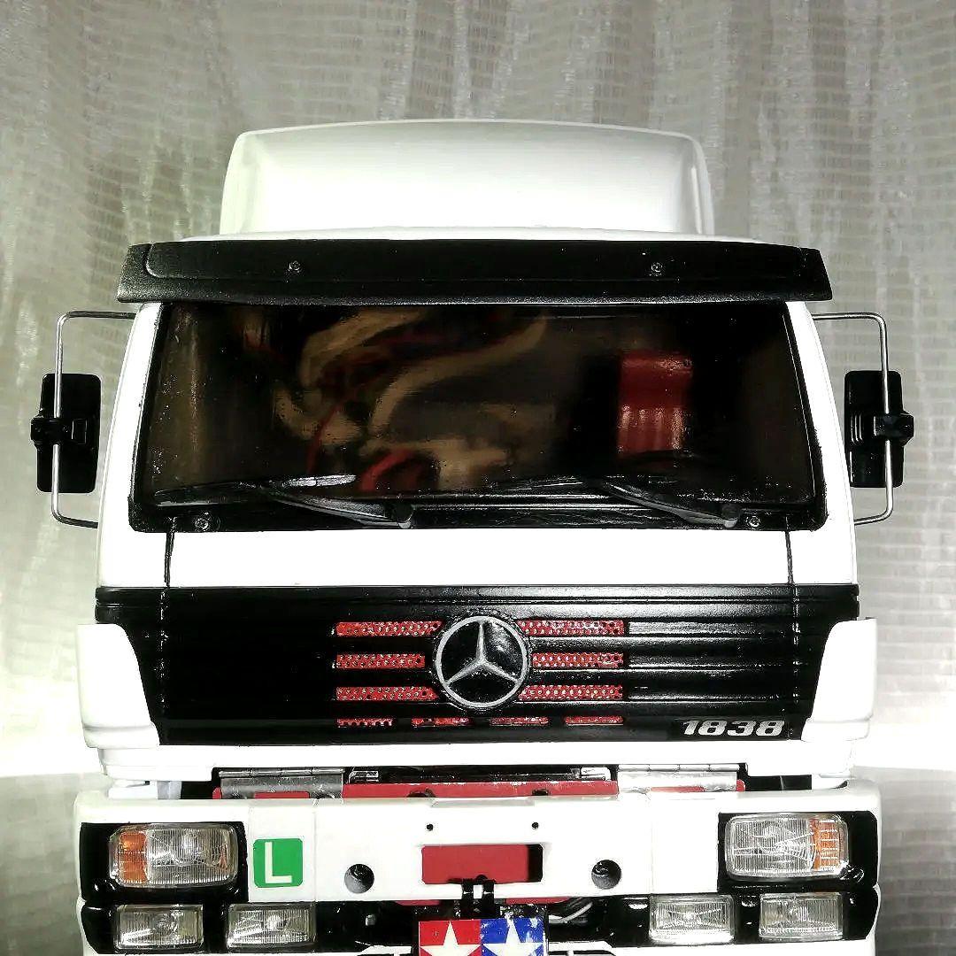 タミヤ1/14 トラック トレーラー メルセデス ベンツ 1838LS 動作品