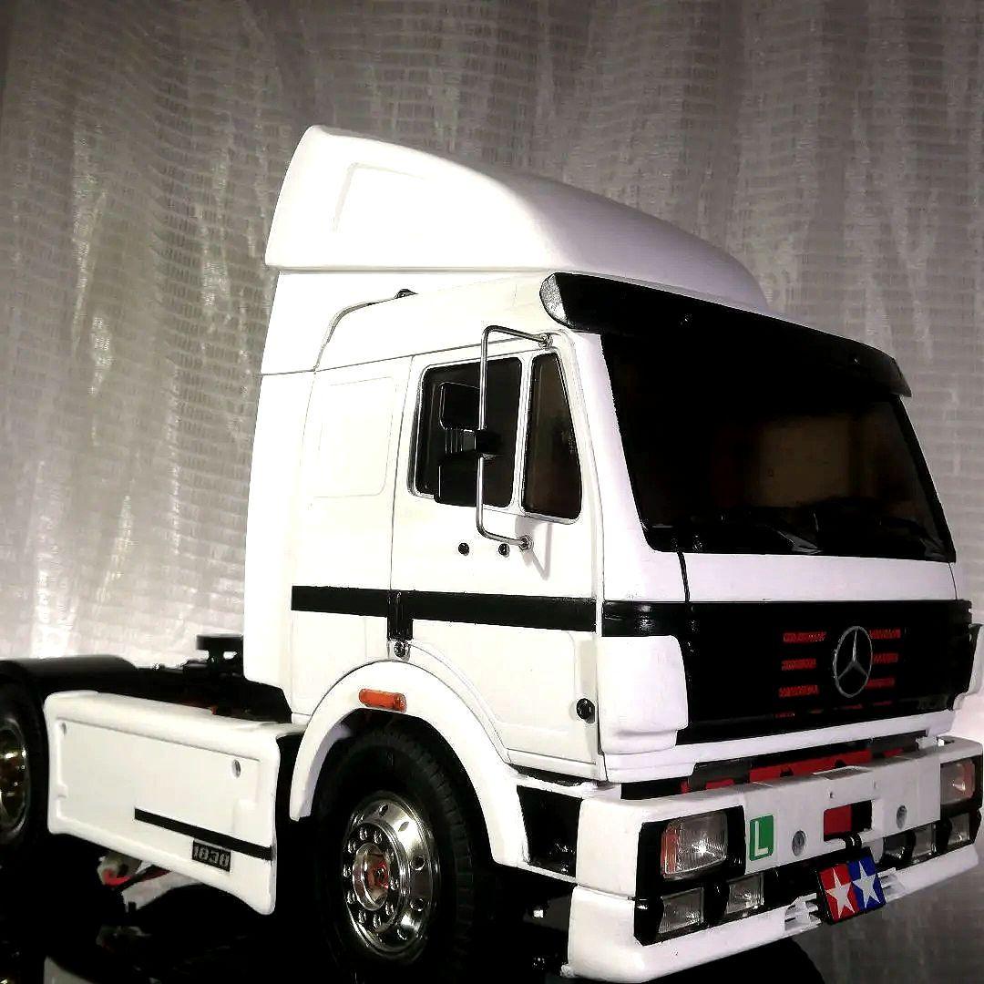 タミヤ1/14 トラック トレーラー メルセデス ベンツ 1838LS 動作品