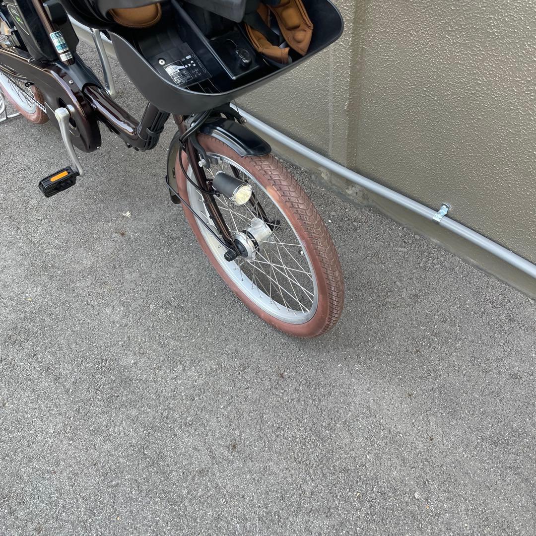 【引き取り限定】パナソニック電動アシスト自転車20インチ ブラウン