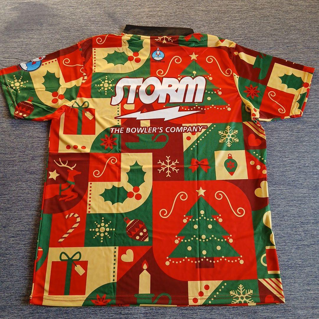 ✨新品✨ボウリングウェア　日本サイズ2XL　STORM　レッド　大きめ